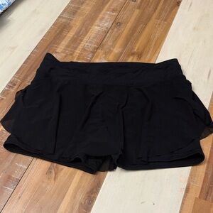 Coco Reef Jet Black Women's Athletic Shorts